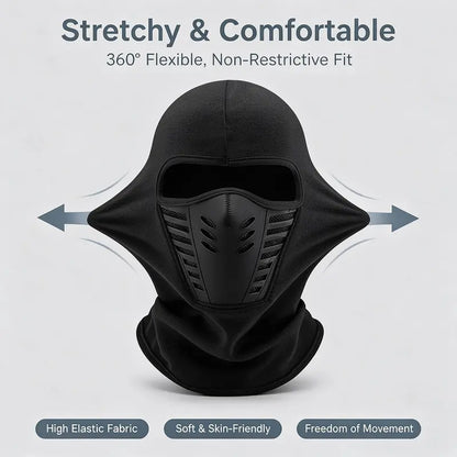 💝🎗️Unisex Fleece Full Face Balaclava Ski Mask - Windproof, Anti-Haze, Soft Sports & Outdoor Hat🎗️