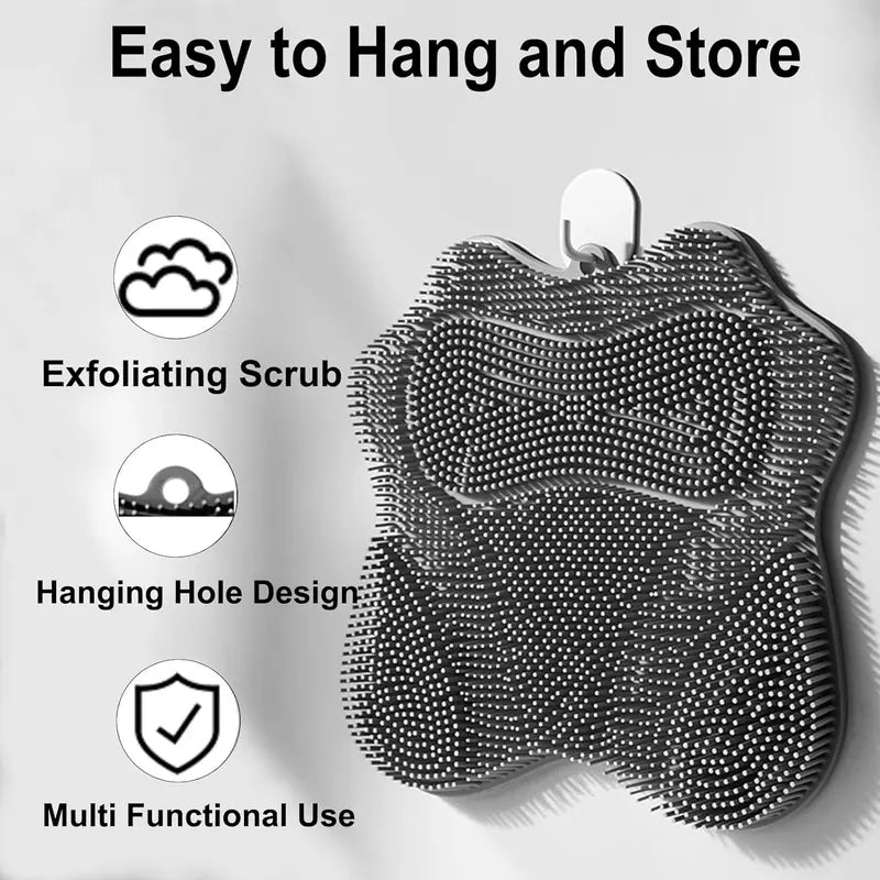 Silicone Shower Foot Scrubber Mat 🚿