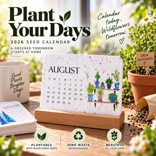 ✨early Holiday Sale 49% Off🌱eco-friendly Plantable “timeless” Seed Calendar 2027