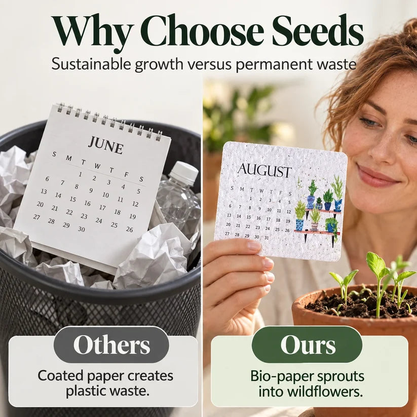 ✨early Holiday Sale 49% Off🌱eco-friendly Plantable “timeless” Seed Calendar 2027