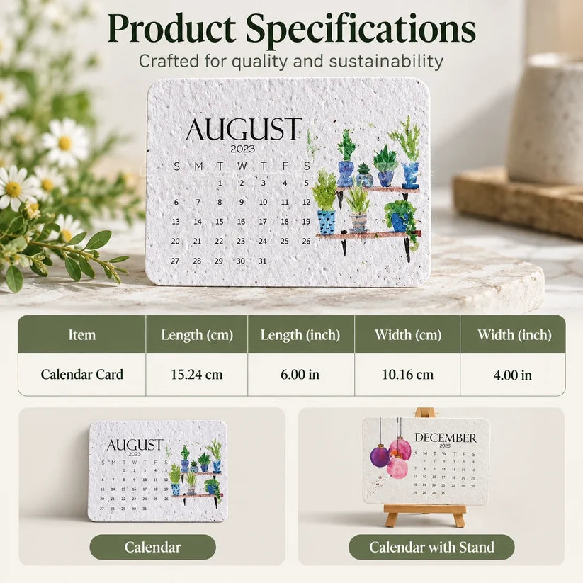 ✨early Holiday Sale 49% Off🌱eco-friendly Plantable “timeless” Seed Calendar 2027