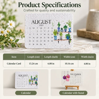 ✨early Holiday Sale 49% Off🌱eco-friendly Plantable “timeless” Seed Calendar 2027