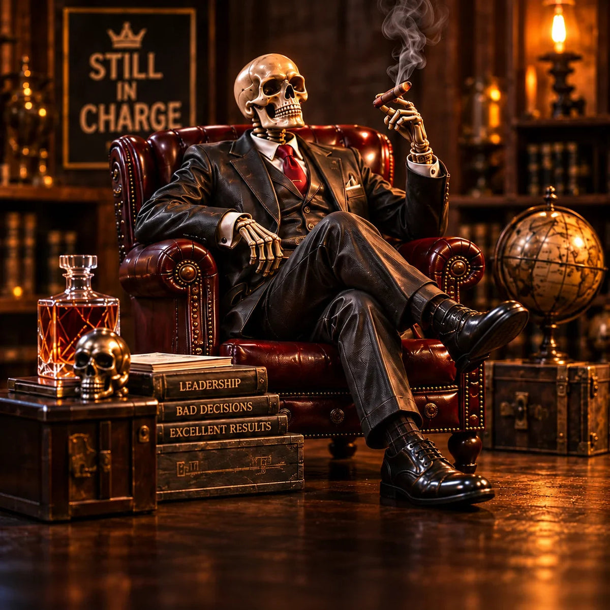 💀 Bad to the Bone™ – Dark Humor Skeleton Collectibles | 6 Legendary Styles