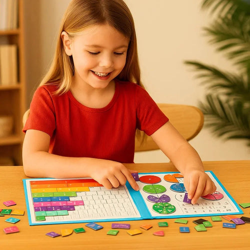 🧠Magnet Montessori Fraction Puzzle✨
