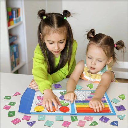 🧠Magnet Montessori Fraction Puzzle✨