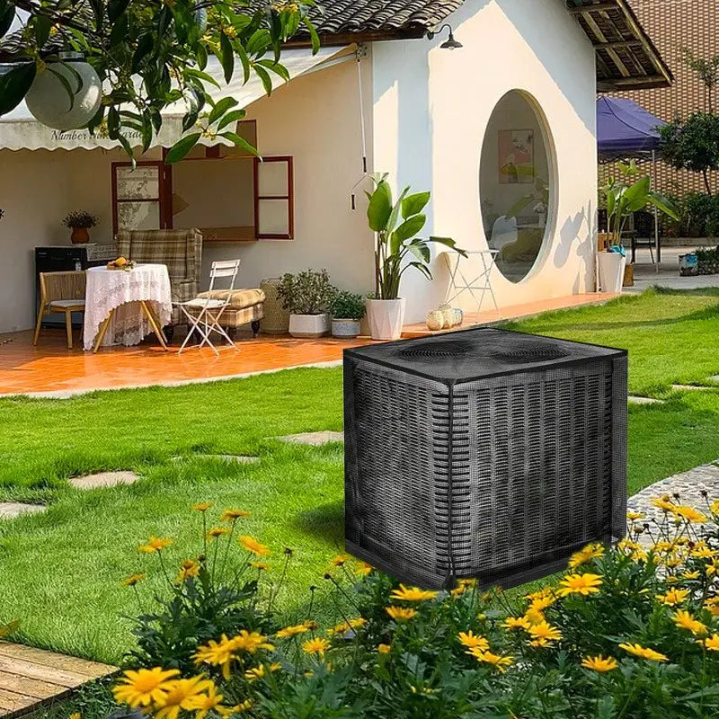🍃Heavy-Duty Mesh AC Cover – All-Season Outdoor Protection