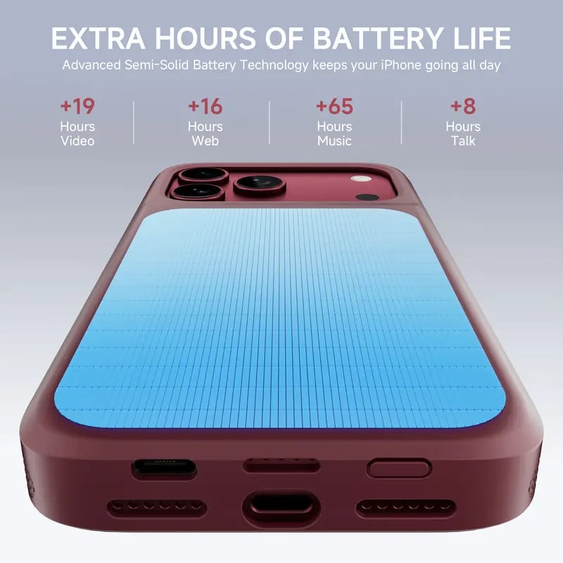 🩷🔋 PinkBird Power Case for iPhone – Slim Battery Case & Portable Power Bank Kit ⚡