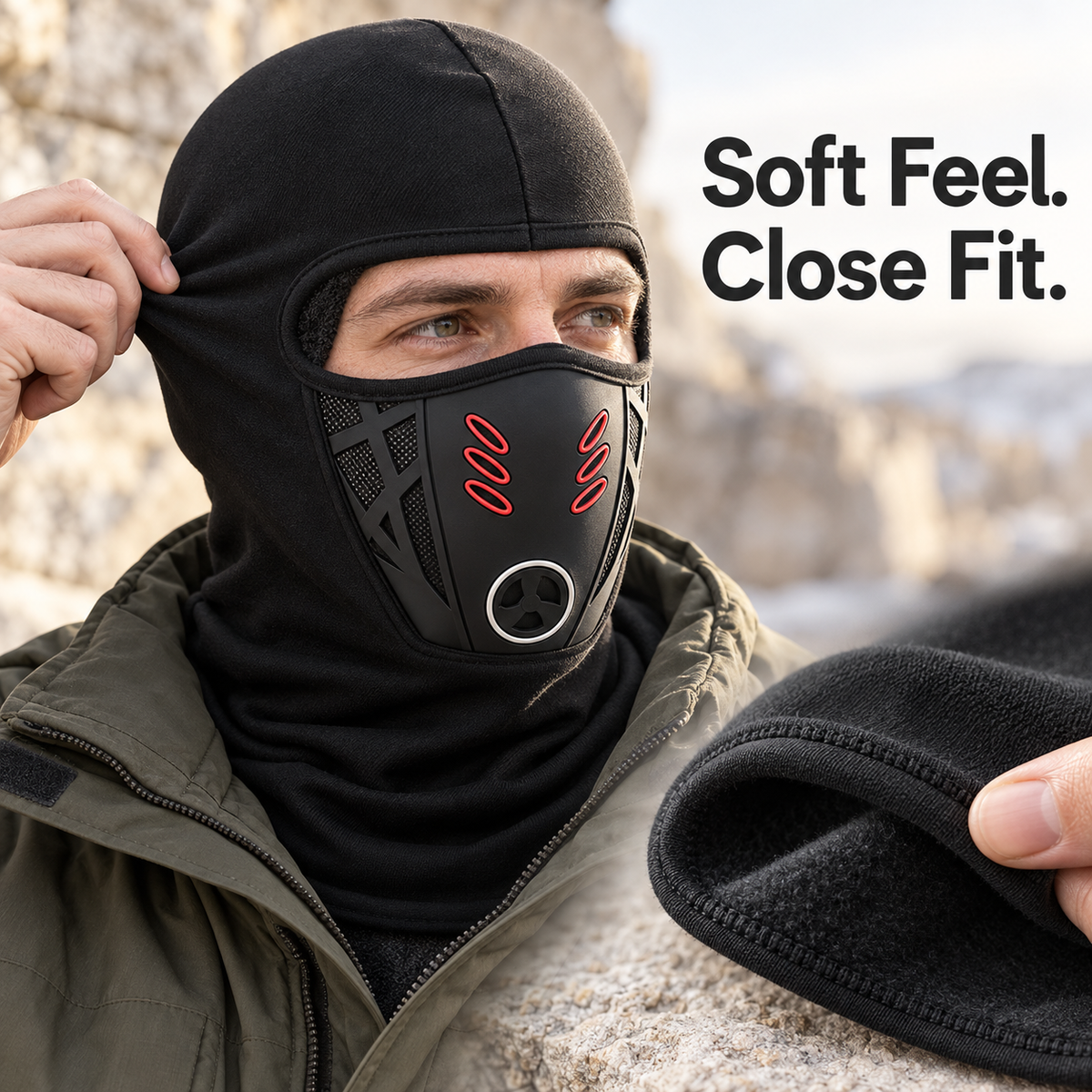 Men’s Winter Balaclava – Full Face & Neck Coverage