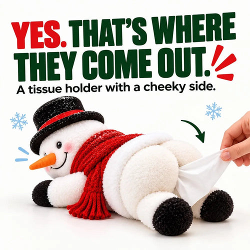 🔥HOT SALE☃️Funny Christmas Snowman Tissue Holder✨