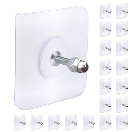 20 Pcs Heavy Duty Adhesive Wall Screws