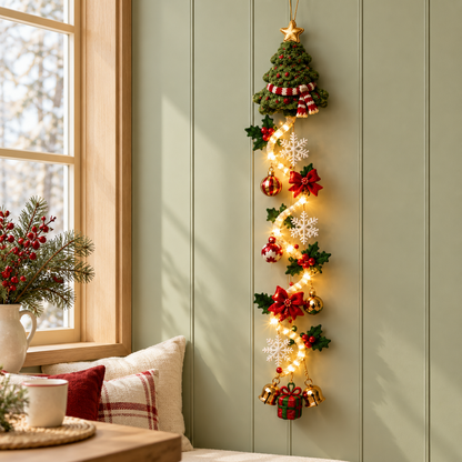🎄 Glowing Christmas Door Hanger