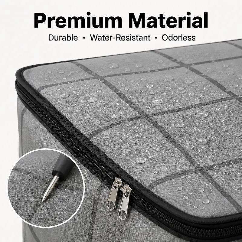 Foldable Storage Bag with Reinforced Handles