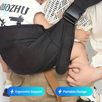 Multifunctional Baby Hip Seat Carrier, Portable Ergonomic Baby Carrier for Newborns to Toddlers, Travel Essential