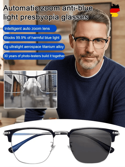 🔥2026 Hot Sale 49% Off👓 Ultra Light Anti Blue Presbyopic Glasses