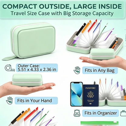 🔥Last Day 50% OFF - 💊The Ultimate A8 Waterproof Binder Pill Pouch Set