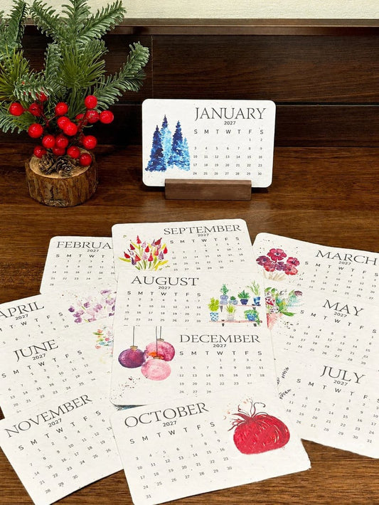 ✨Early Holiday Sale 49% OFF🌱Eco-Friendly Plantable “Timeless” Seed Calendar 2027📆