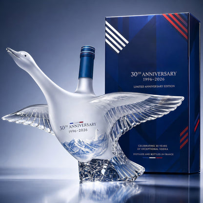 🔥Hot Sale-🦢30th Anniversary 3D Sculpted Vodka Bottle