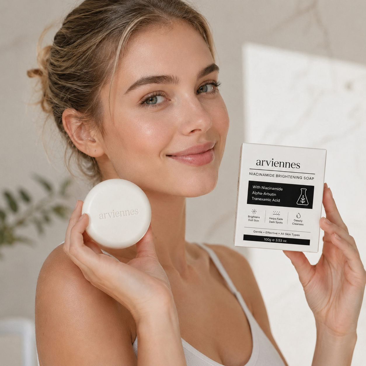 🔥 Niacinamide Skin Soap – Brightens, Fades Spots & Freckles