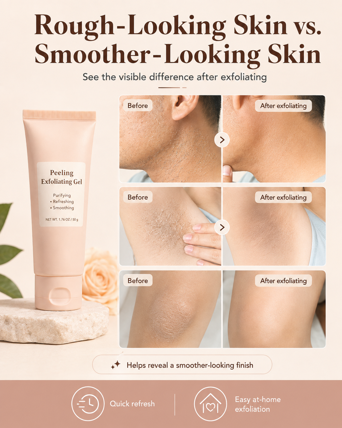 ✨ Purifying Exfoliating Gel for Face & Body