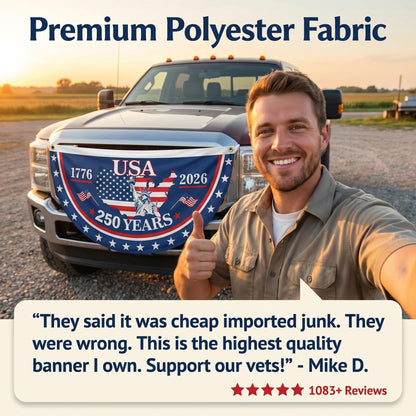 🔥Limited Time 49% Off✨ 100% Veteran Owned / Handcrafted in USA-250th Anniversary Banners