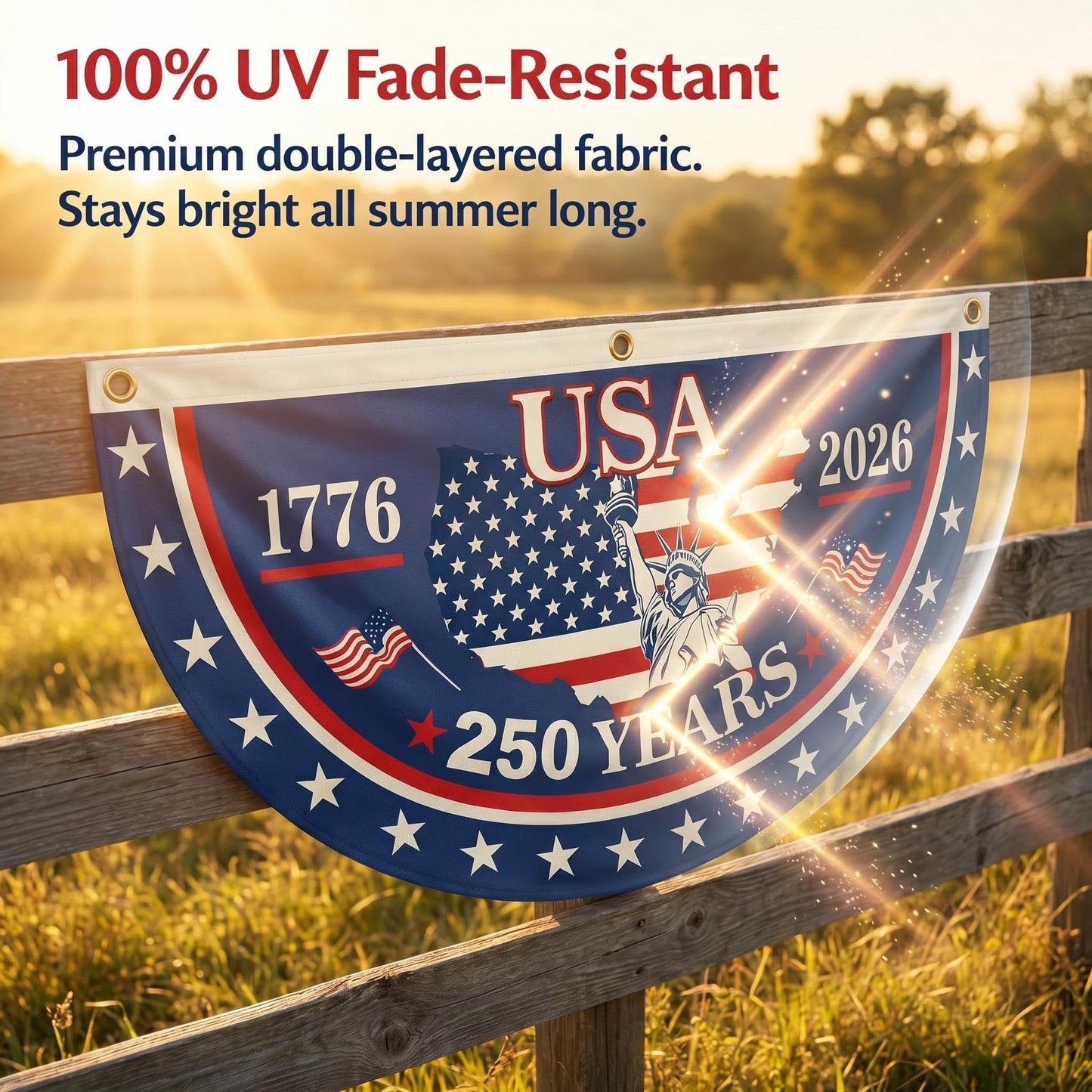 🔥Limited Time 49% Off✨ 100% Veteran Owned / Handcrafted in USA-250th Anniversary Banners