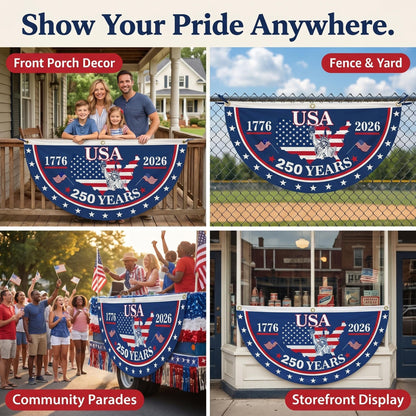 🔥Limited Time 49% Off✨ 100% Veteran Owned / Handcrafted in USA-250th Anniversary Banners