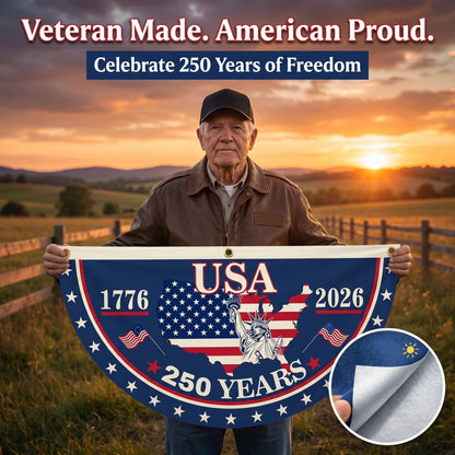 🔥Limited Time 49% Off✨ 100% Veteran Owned / Handcrafted in USA-250th Anniversary Banners
