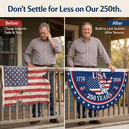 🔥Limited Time 49% Off✨ 100% Veteran Owned / Handcrafted in USA-250th Anniversary Banners