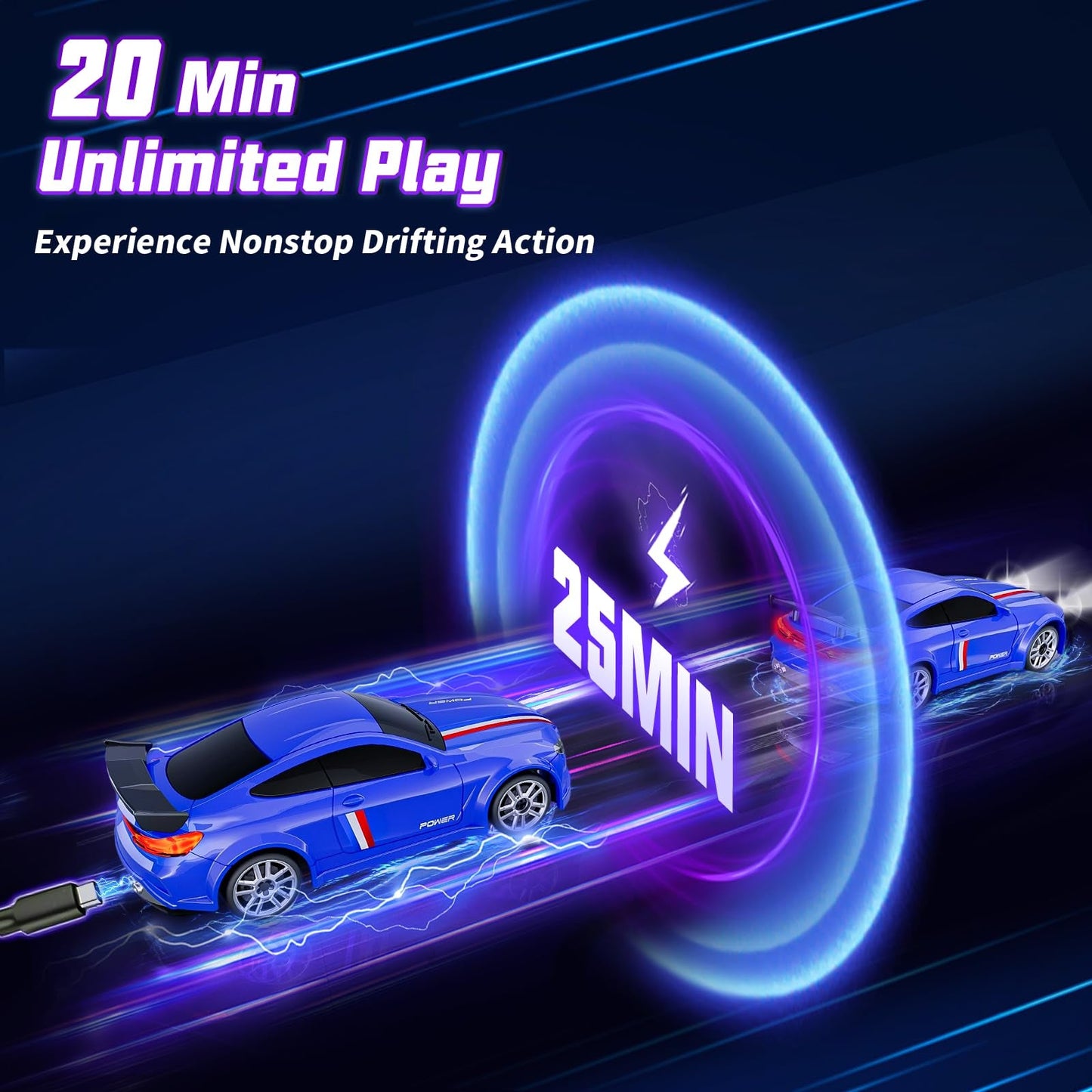 🏎️ 1/64 Mini RC Drift Car