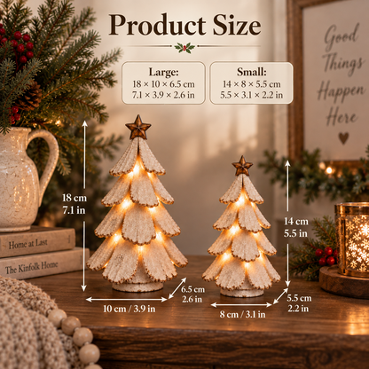 🔥Vintage Lighted Christmas Tree Figurine🔥