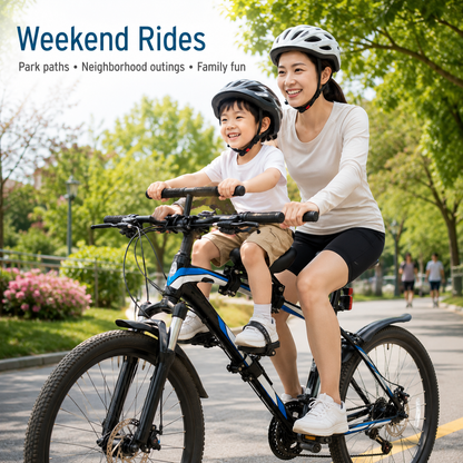 🚲Front-Mounted Kids Bike Seat Set