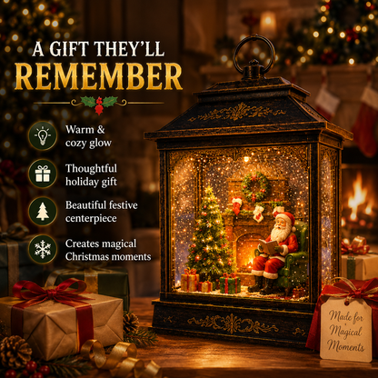 🎅 Santa’s Magical Fireplace Lantern-🎄 Bring the Magic of Christmas Home🎅