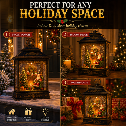 🎅 Santa’s Magical Fireplace Lantern-🎄 Bring the Magic of Christmas Home🎅
