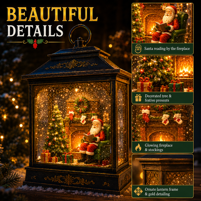 🎅 Santa’s Magical Fireplace Lantern-🎄 Bring the Magic of Christmas Home🎅