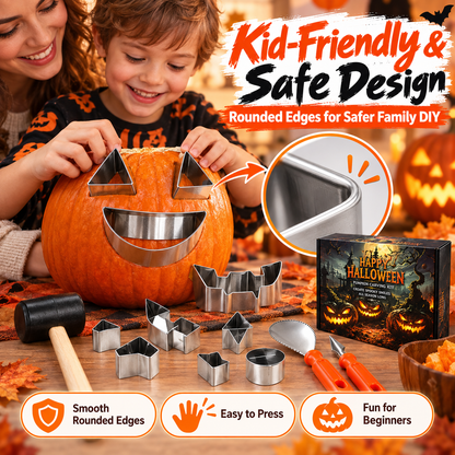 🎃Halloween Pumpkin Carving Kit – 24-Piece Family DIY Set