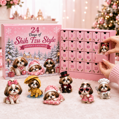 🎄 50% OFF! 24 Days of Shih Tzu Magic – A Cute Surprise Every Day 🐶✨