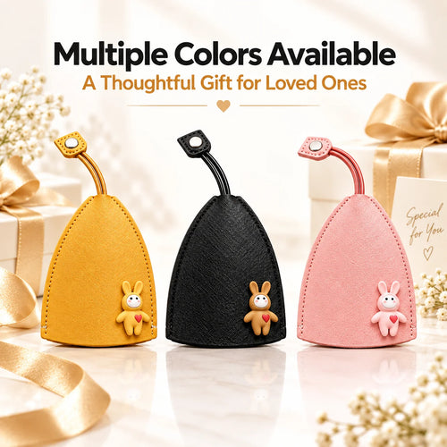 🐰 3PCS Cute Pull-Out Key Cases – Soft Protective Key Pouch Set