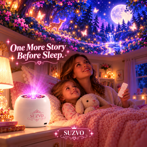 🏰 Fairytale Room Projector for Kids – Castles, Fairies & Magical Bedtime Scenes