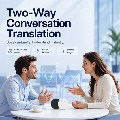🔥LAST DAY 49% OFF🔥Handheld AI Translator Device – Real Time Voice Interpreter for Multi Language Conversations