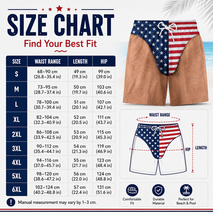 🔥Men’s Funny Gag Gift Beach Shorts