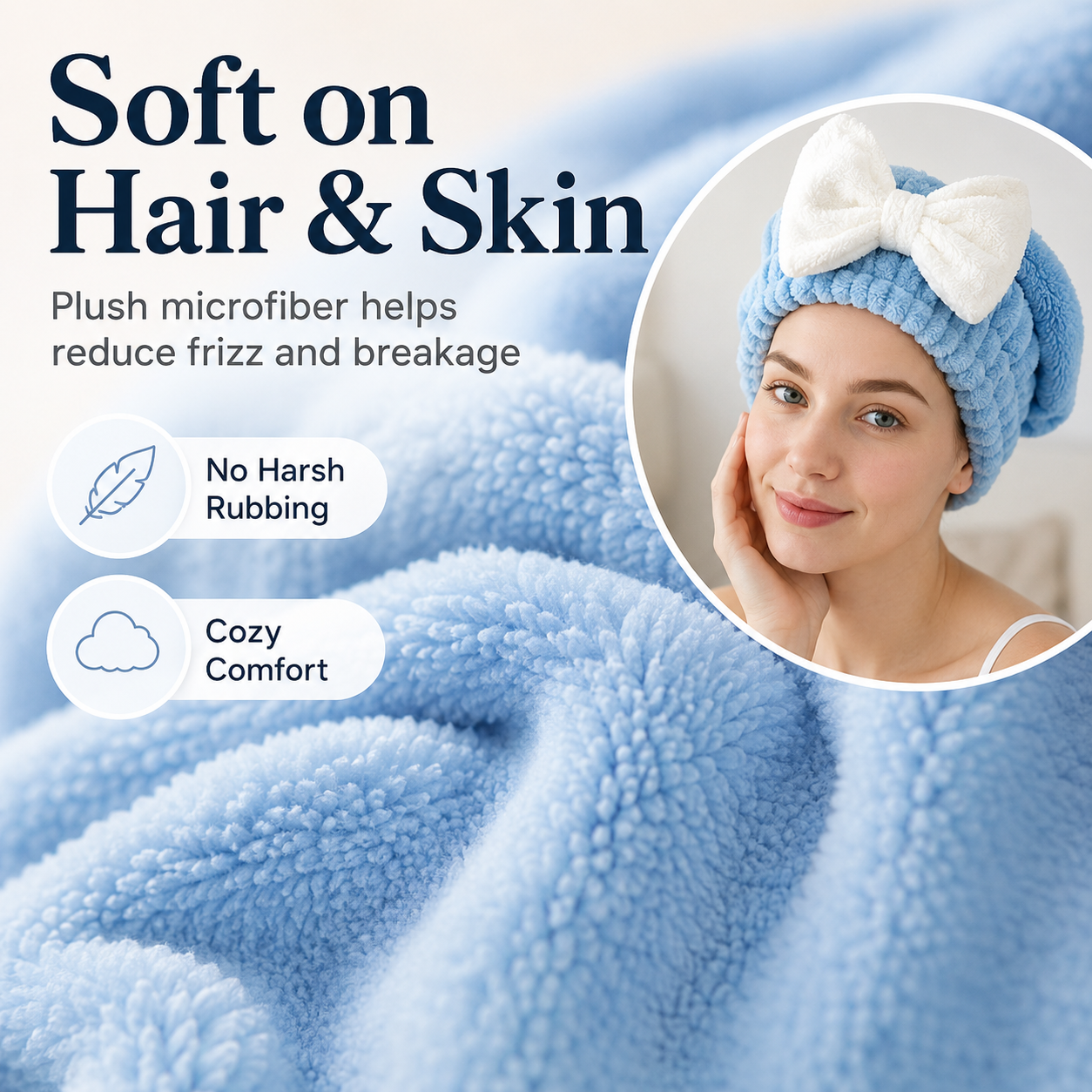 🎁Hot Sale 50％ OFF🔥Women's super absorbent and quick-drying hair drying cap