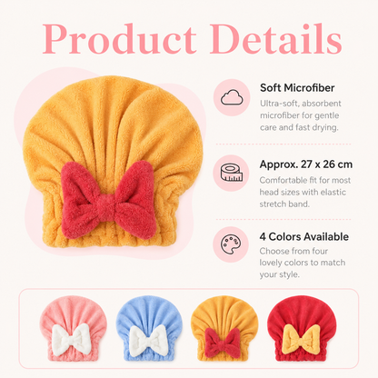 🎁Hot Sale 50％ OFF🔥Women's super absorbent and quick-drying hair drying cap