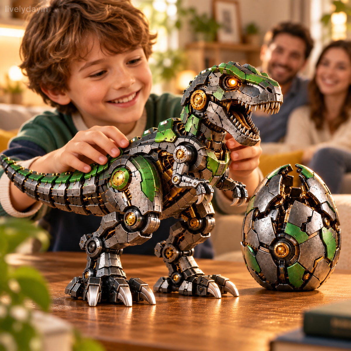 🦖🔥 Mechanical T-Rex Egg – From Mysterious Egg to Mighty Robotic Dinosaur! 🥚⚙️✨