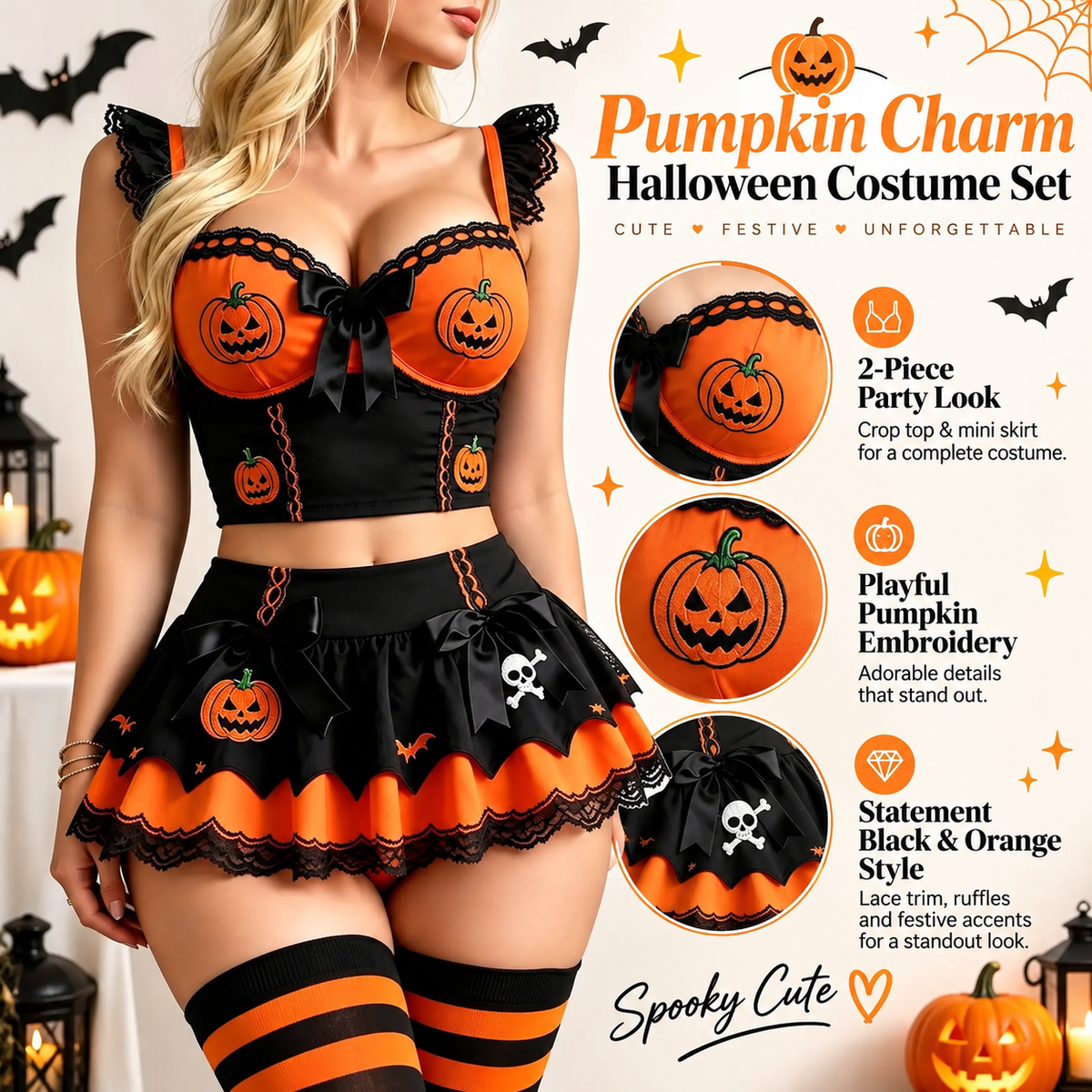 🎃 ⭐ Halloween Lingerie Set for Women, halloween clothes
