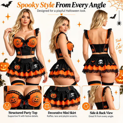 🎃 ⭐ Halloween Lingerie Set for Women, halloween clothes