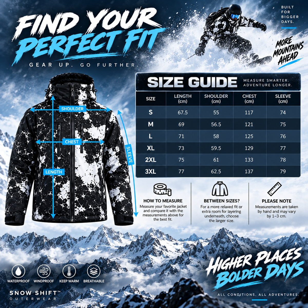 🔥Last Day 50% OFF❄️ Snow-Activated Jacket – Two Looks in One