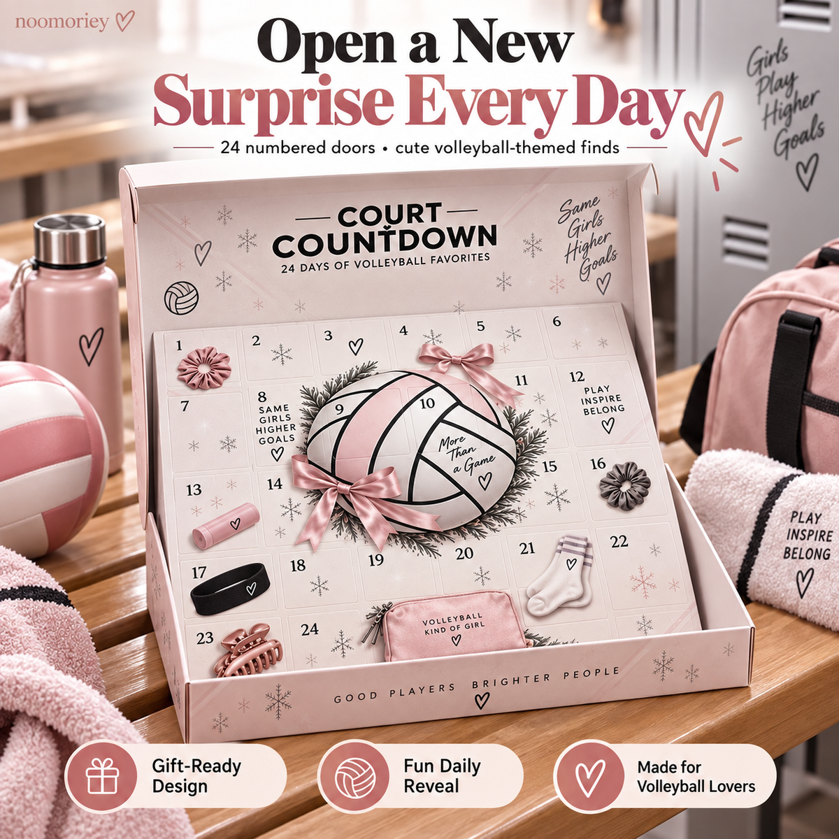 🎁24-Day Volleyball Advent Calendar – Gifts for Players & Fans