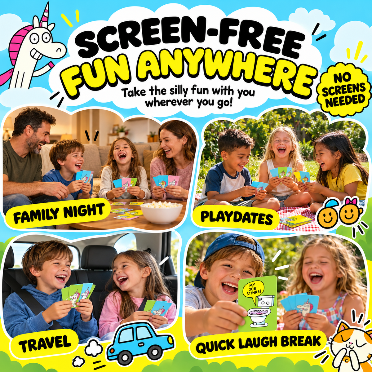 🤣 50% OFF! Hilarious Family Card Game – Let the Laughs Begin! 🎉