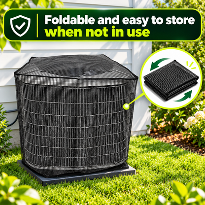 ❄️Heavy-Duty Full Mesh Outdoor Air Conditioner Cover – All-Season AC Protector
