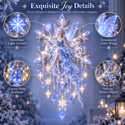 🔥Last Day 50% OFF❄️Ice Snow Elf Starfall Wall Light